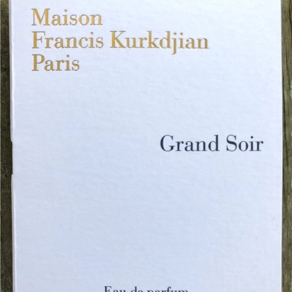 Maison F Kurdjian Grand Soir sample edp cardboard - Picture 2 of 2